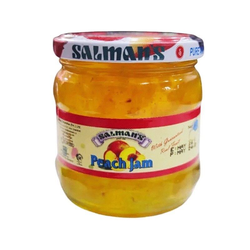 Salman's Peach Jam Jar (200g)