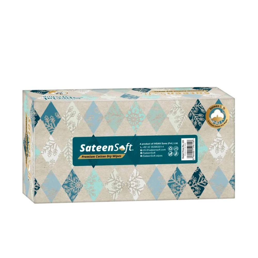 Buy Sateen Soft Cotton Dry Wipes Luxury Abstract At Best Price GrocerApp