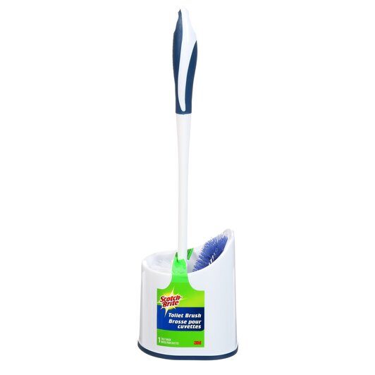 thumbnail interactive-video image 1 of 3M Scotch-Brite Toilet Brush Refills - 31 Count With Cleaning Stick (Korea Made) 1 of 2