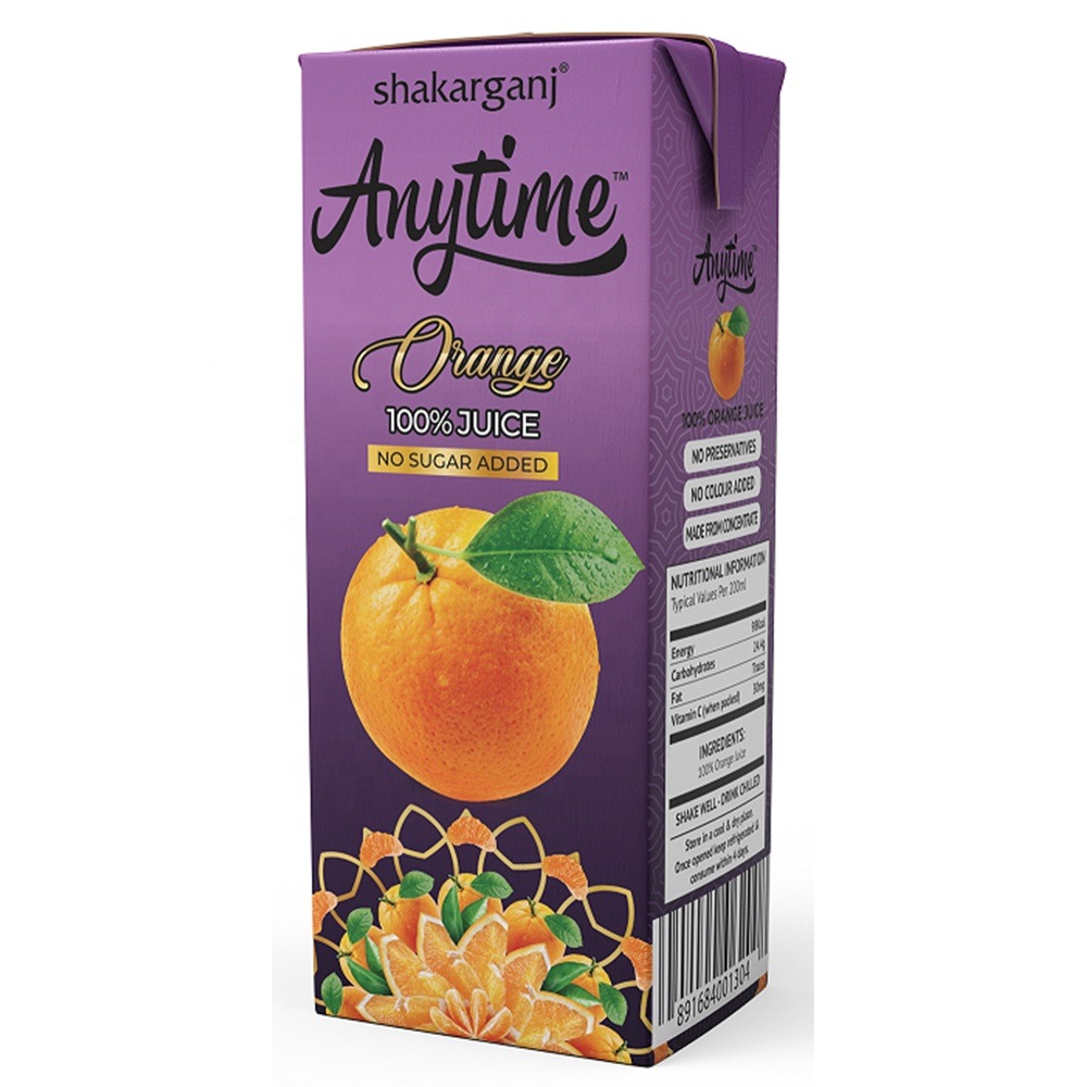 Buy Shakarganj Anytime Orange Juice 200ml At Best Price GrocerApp