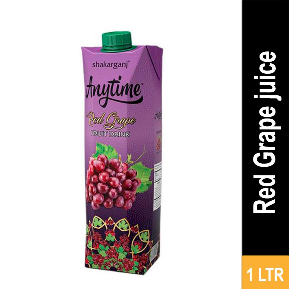 Buy SHAKARGANJ ANYTIME RED GRAPES JUICE 1000 ML At Best Price GrocerApp