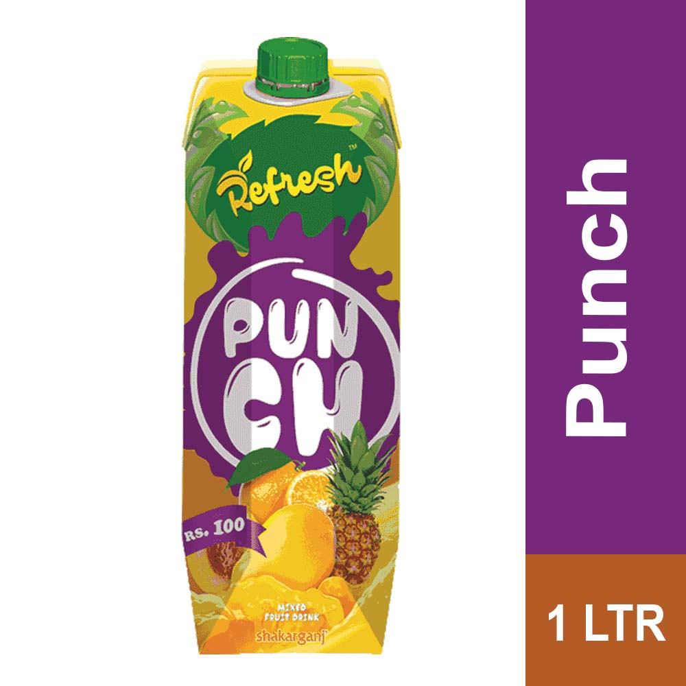 Buy SHAKARGANJ REFRESH JUICE 1 LTR PUNCH At Best Price GrocerApp