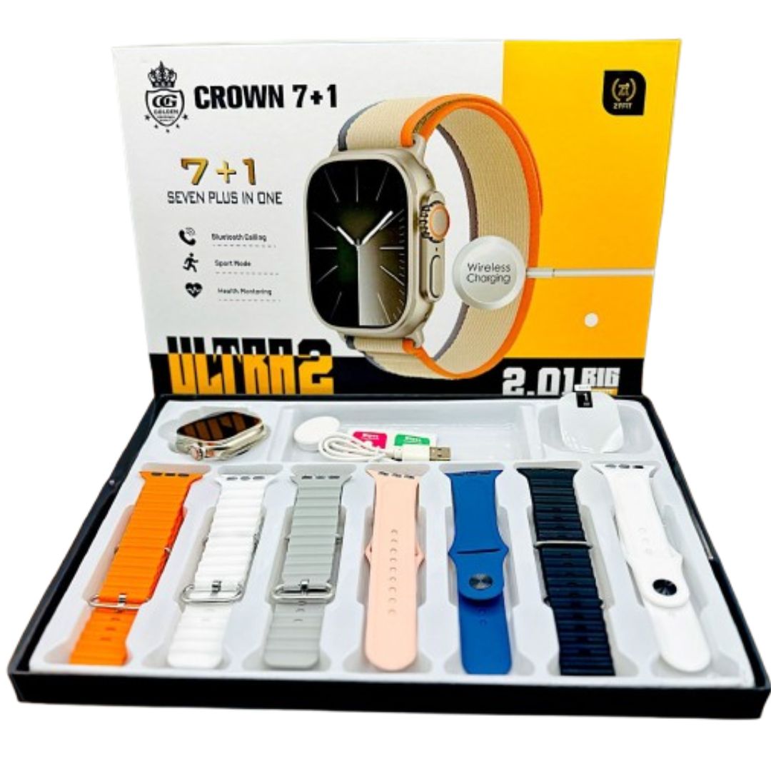 Watch Multi Smart Watch with 7 Multi stripe