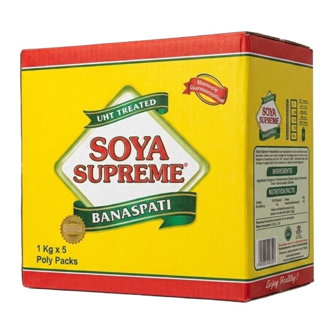 Soya Supreme Banaspati Ghee – 1kg (5 Pouches)