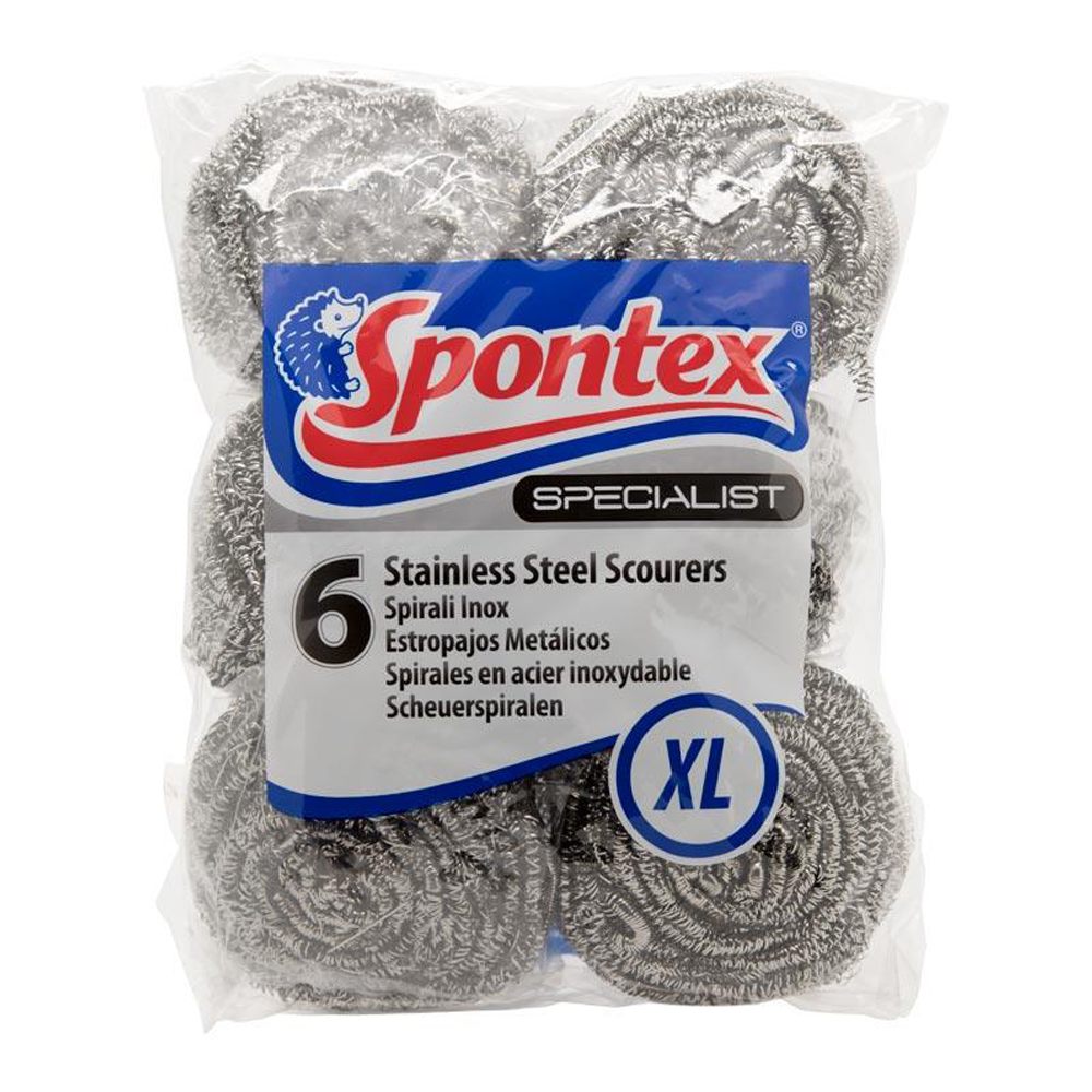 Spontex 6 Staionless Steel Scourers