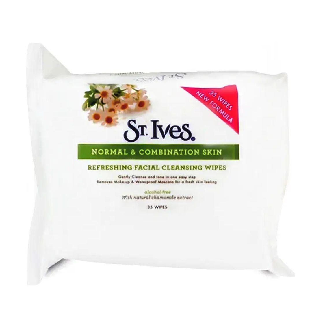 St Ives Wipes Normal & Combination Skin 35 Wipes | Made in UK