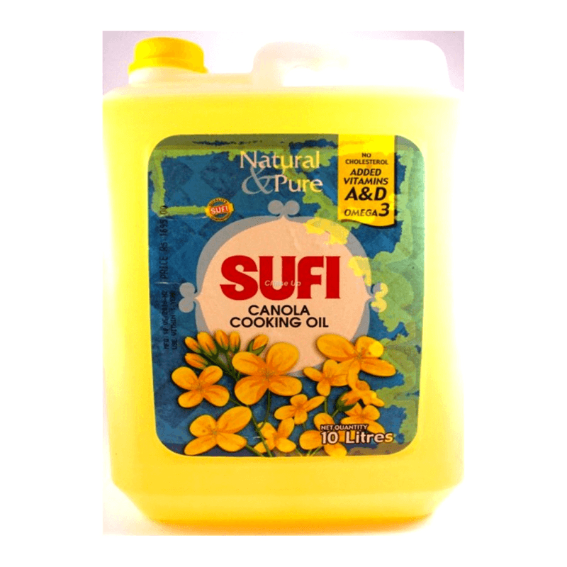 Buy Sufi Canola Oil Can 10Ltr At Best Price - GrocerApp