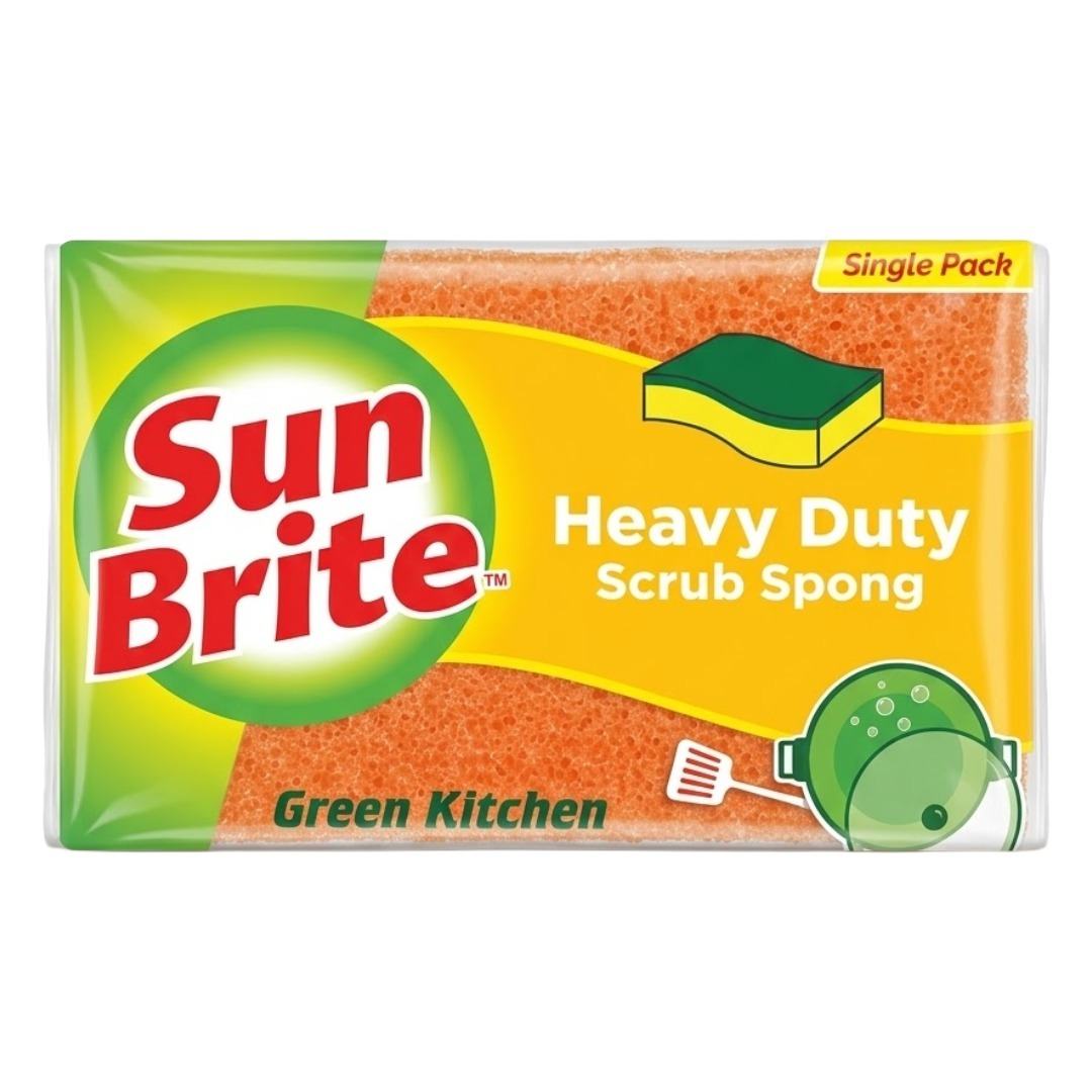 Sun brite Heavy Duty Scrub Sponge Green