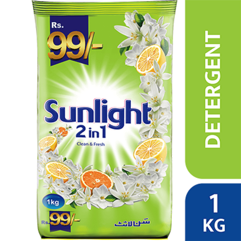 Buy Sunlight 2 in 1 Clean & Fresh Washing Powder At Best Price GrocerApp