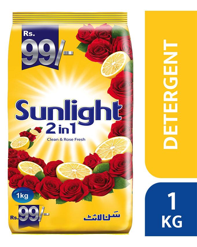 Buy Sunlight 2 in 1 Clean & Rose Fresh Washing Powder At Best Price