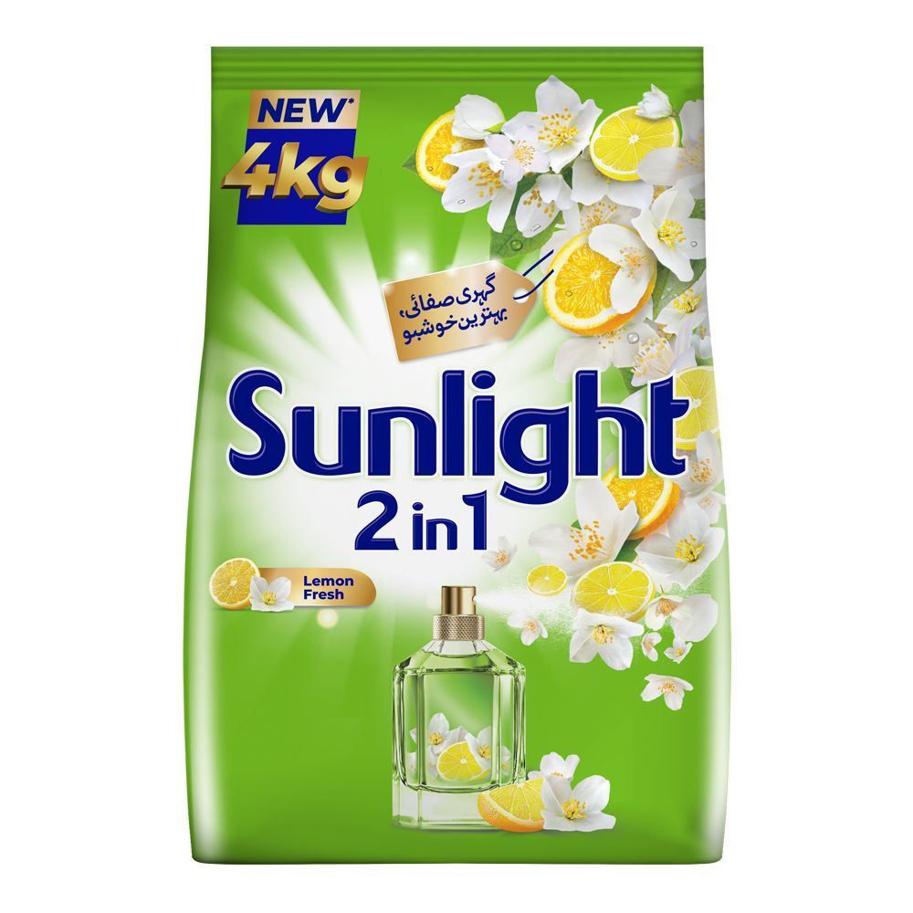 Sunlight 2 in 1 Lemon Fresh 4kg