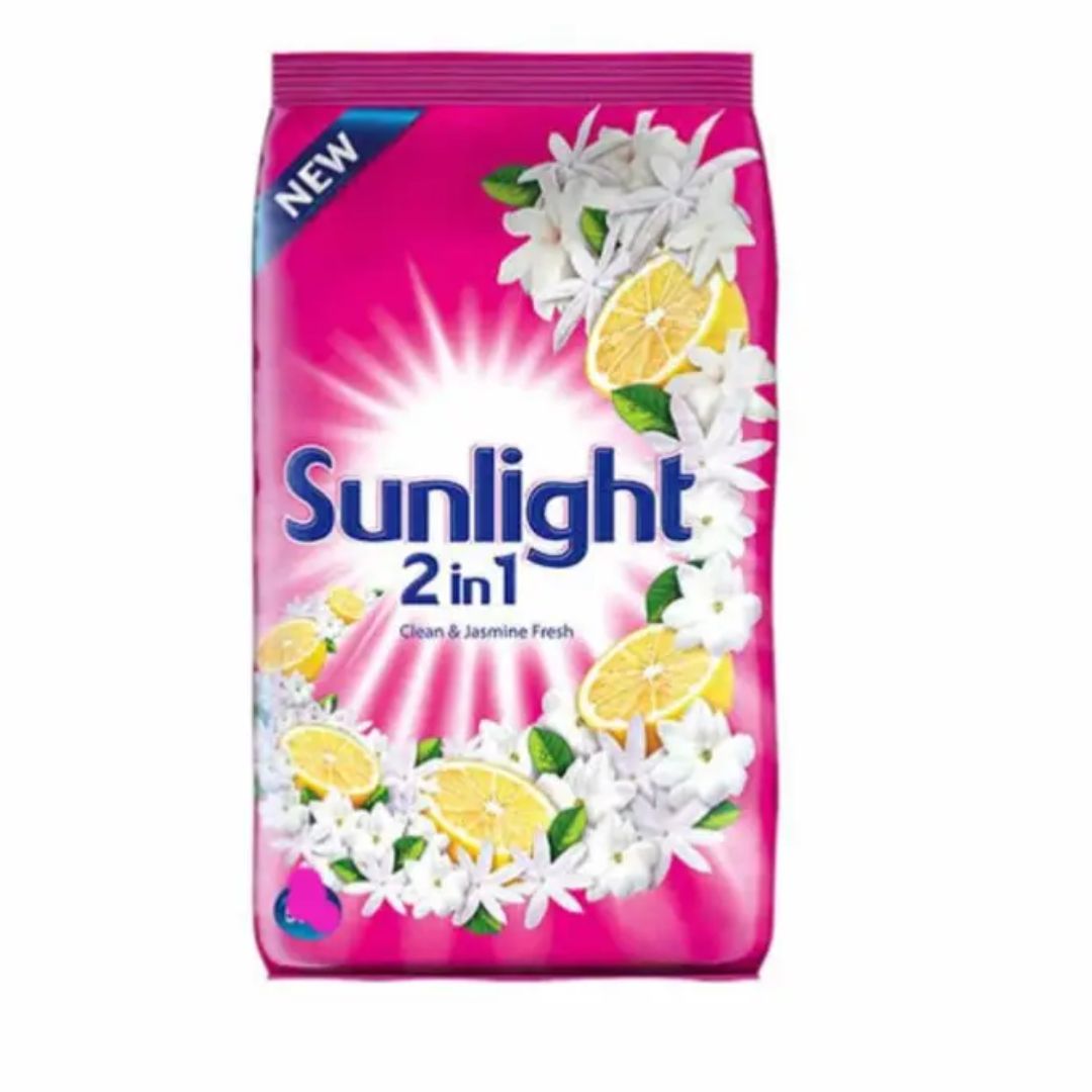 Sunlight Detergent Powder – 2-in-1 Clean & Jasmine Fresh 400g