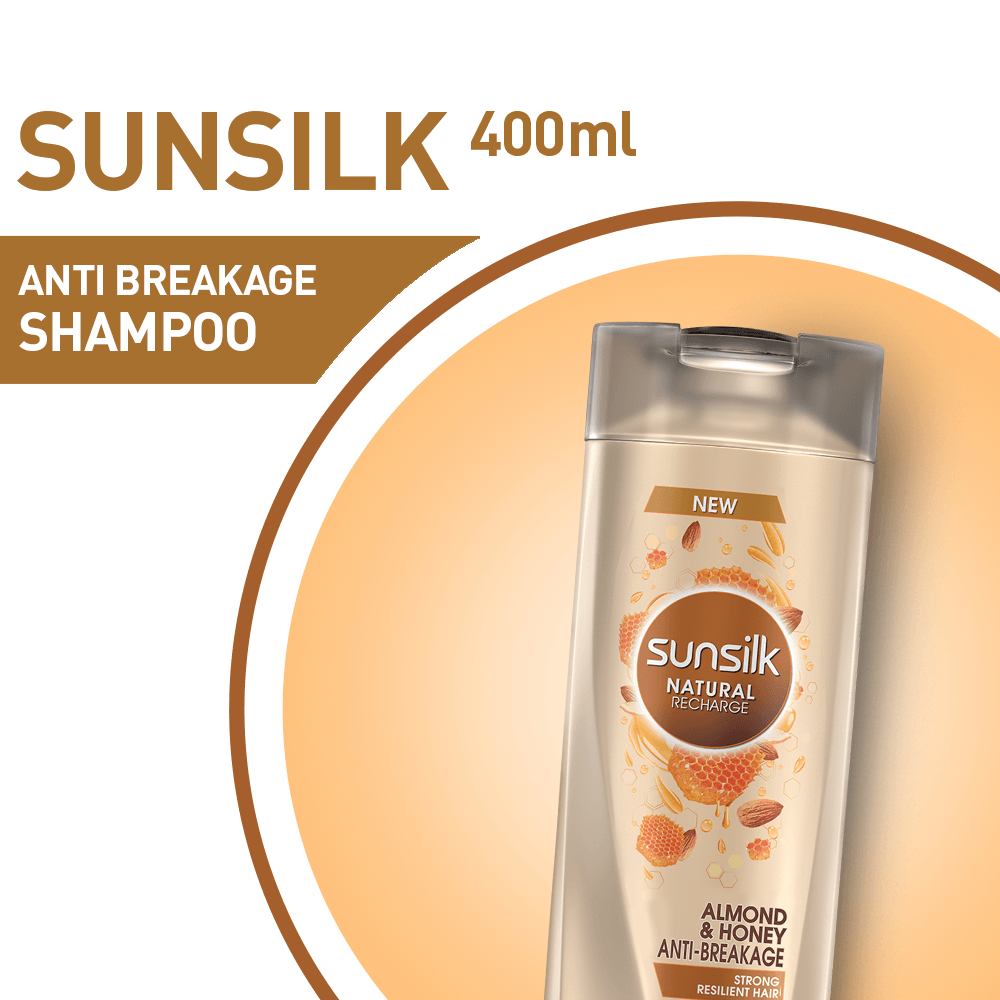 Buy Sunsilk Naturals Recharge Almond & Honey AntiBreakage Shampoo For