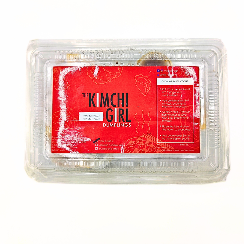 Buy Veal and Kimchi Dumplings (12 pieces + dumpling sauce) The Kimchi