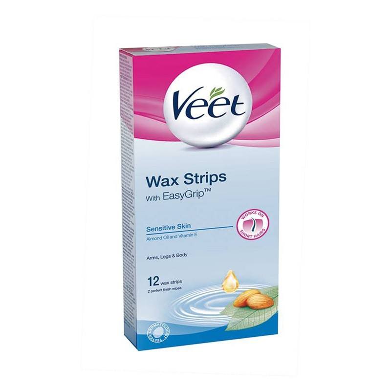 Buy Veet Almond Oil Hair Removal Wax Strips At Best Price GrocerApp