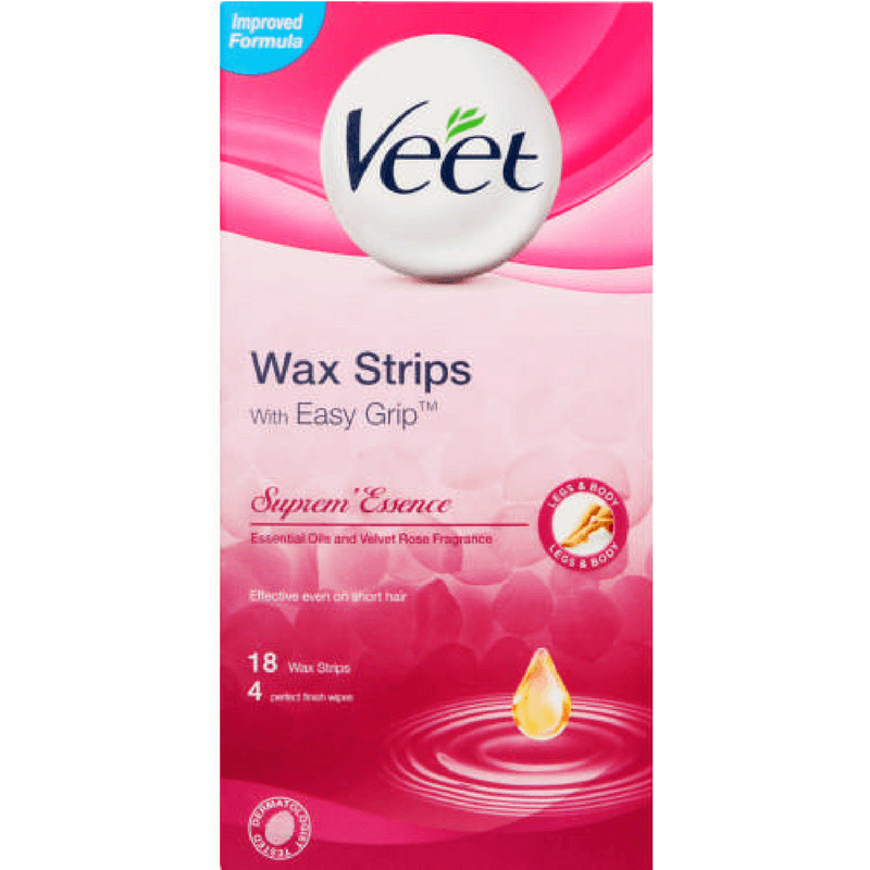 Buy Veet Easy Grip Wax Strips Suprem Essence At Best Price GrocerApp