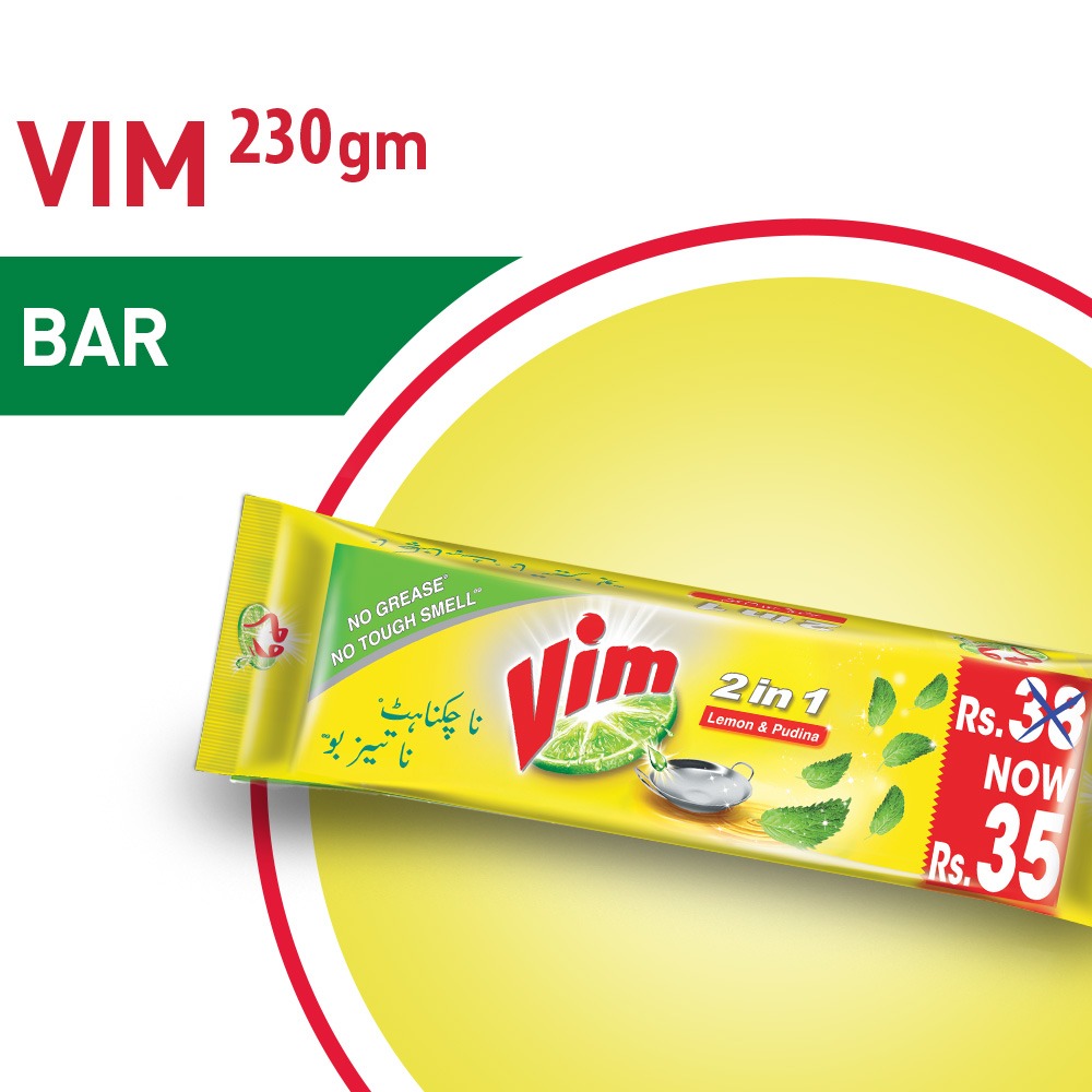 Buy Vim 2 in 1 Lemon & Pudina Bar At Best Price GrocerApp