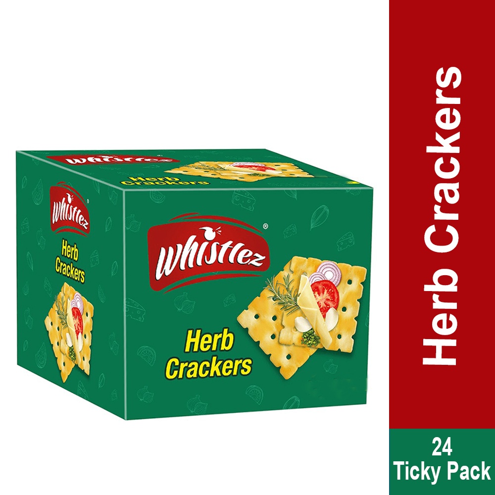 Buy Whistlez Herb cracker Ticky Pack Box Biscuits & online