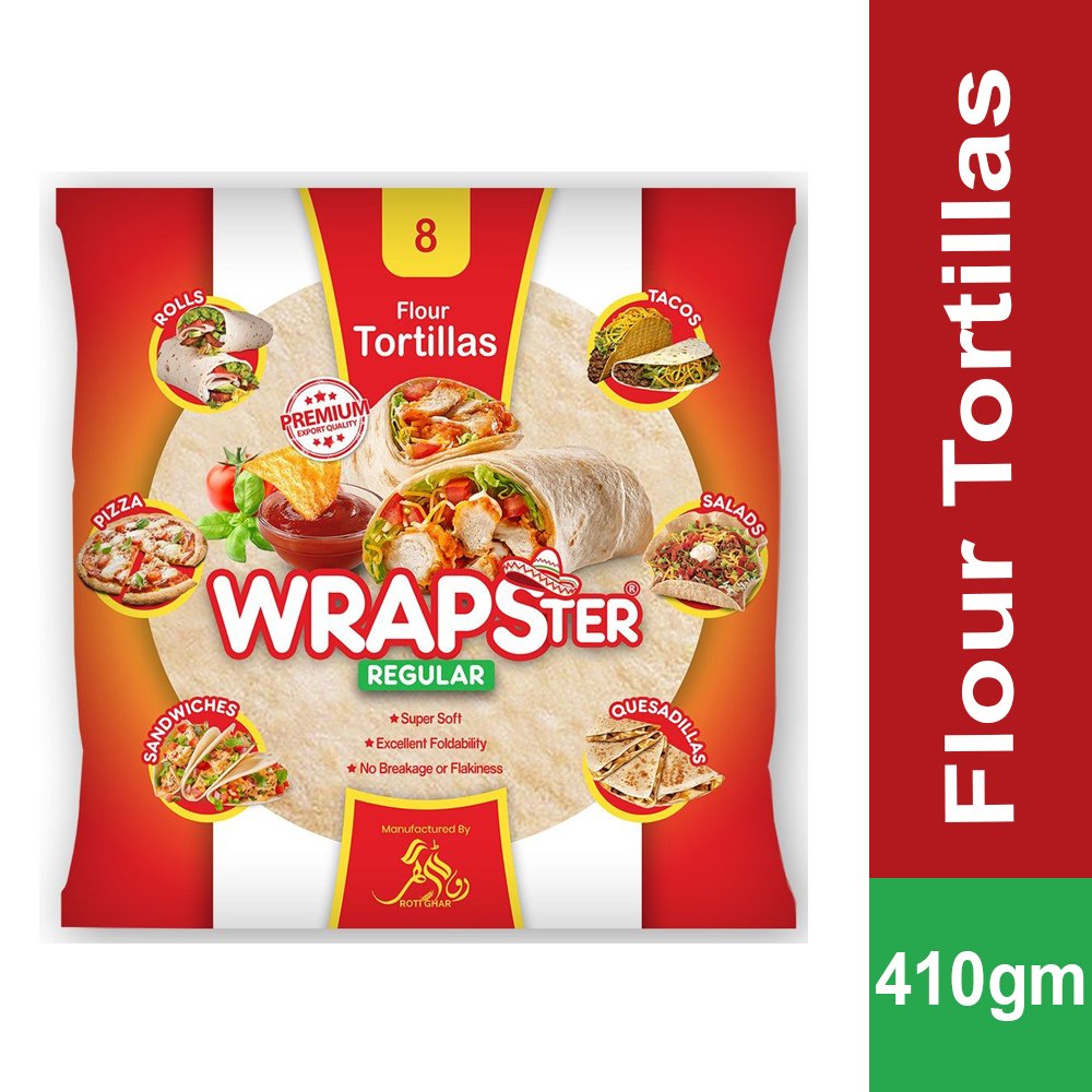 Wrapster Flour Tortilla Regular (8pcs)