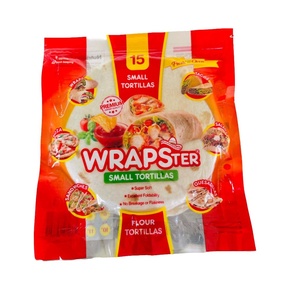 Wrapster Flour Tortillas Small (15pcs)