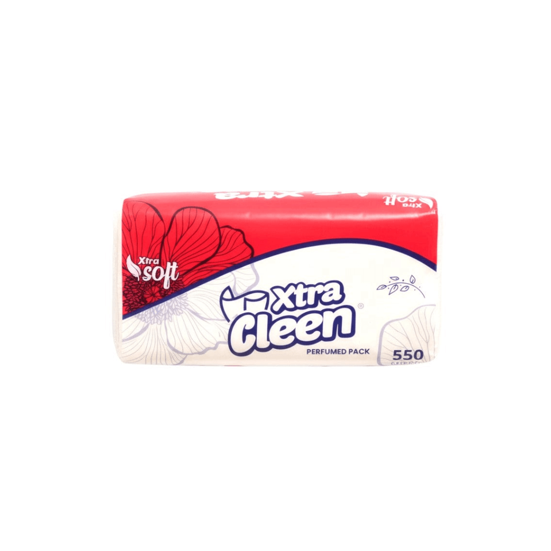 Xtra Cleen Soft Pack Perfumed Tissue (550 Sheets)