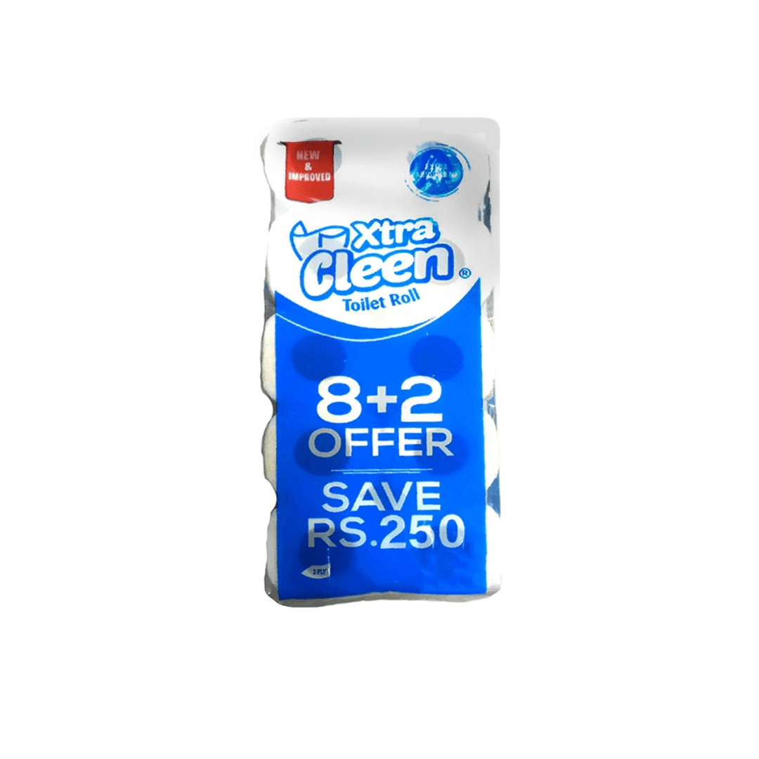 Xtra Cleen Toilet Roll (8+2)