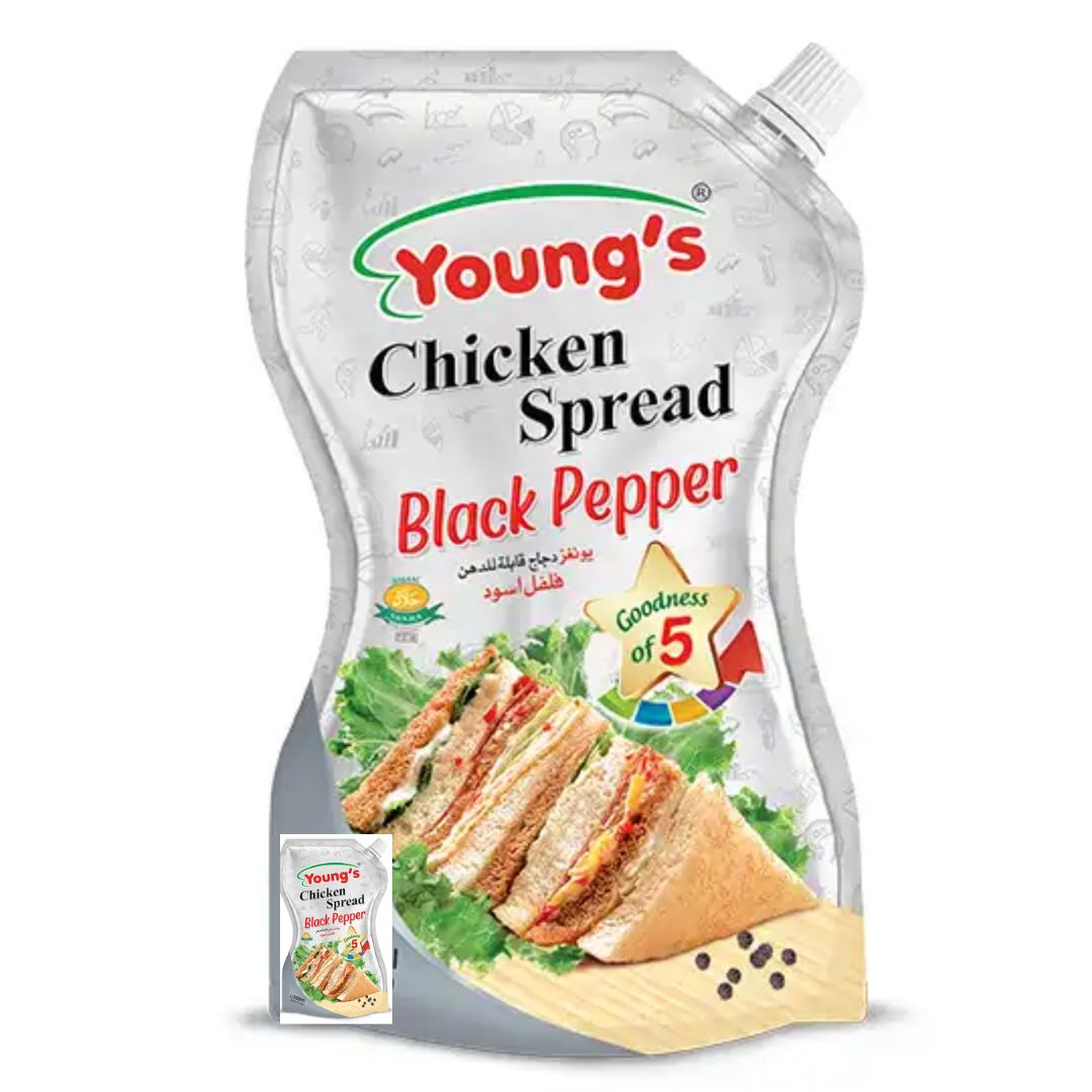 Young's Chicken spread Black pepper (200 ml)