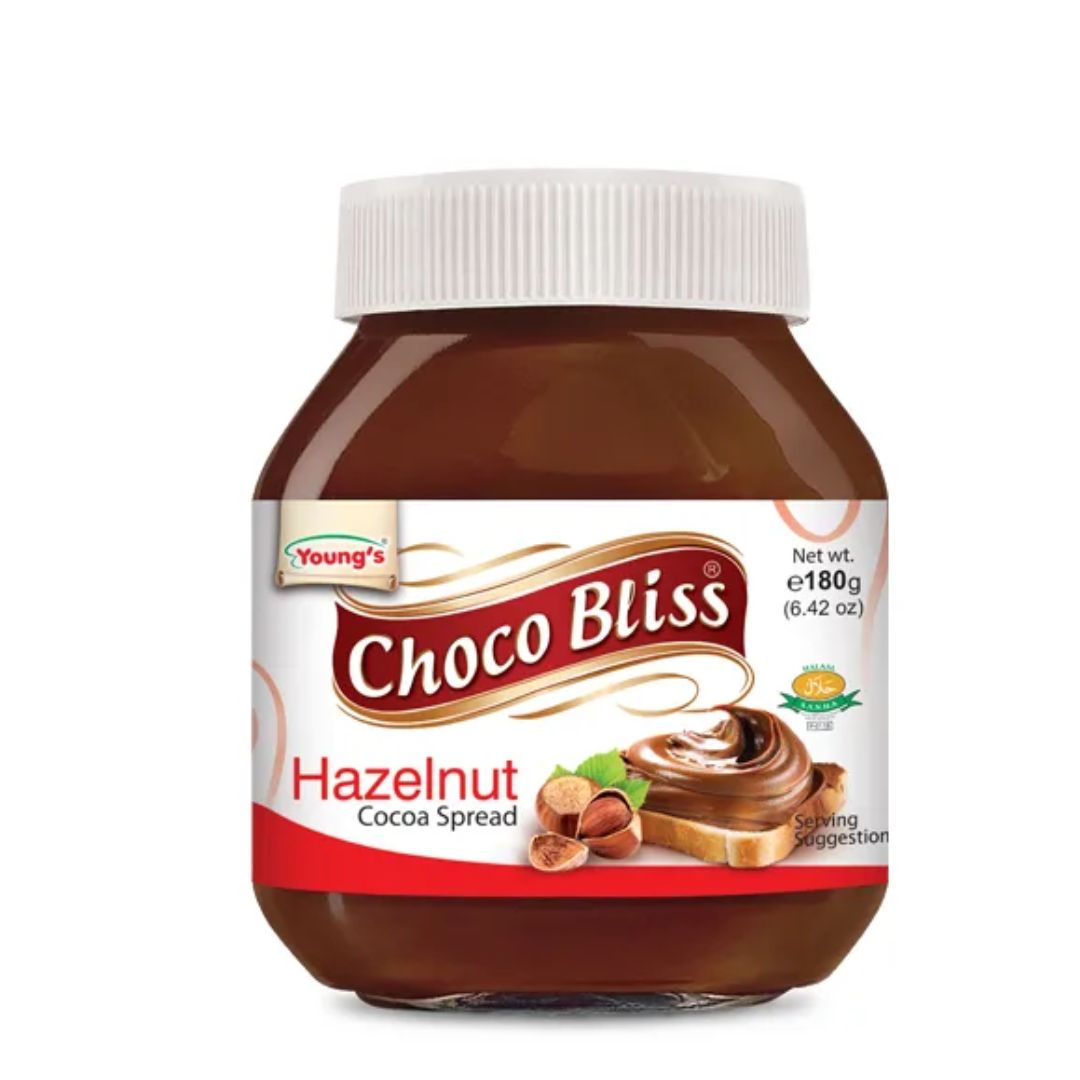 Young's Choco Bliss Hazelnut cocoa spread (180g)