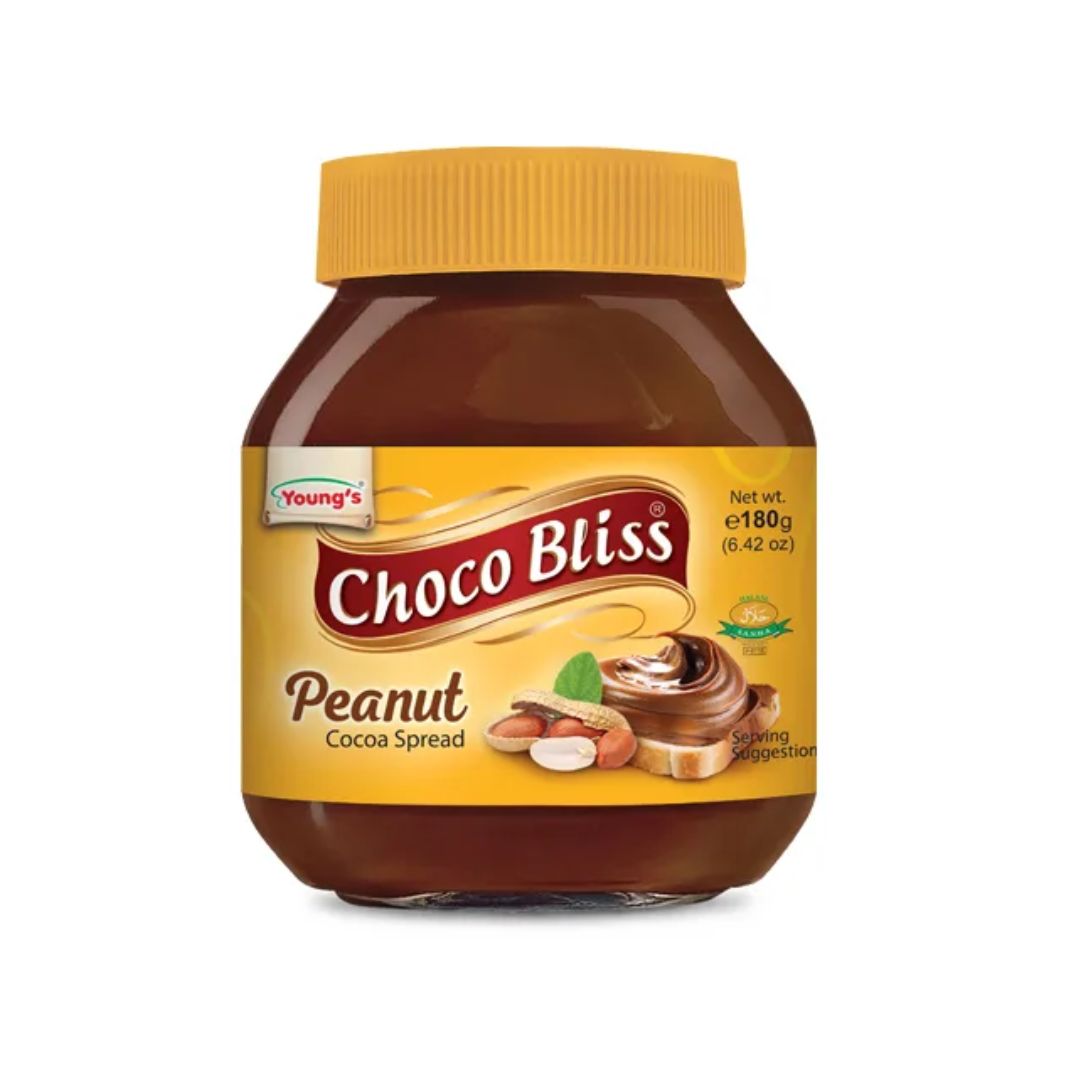 Young's choco bliss peanut cocoa spread (180g)