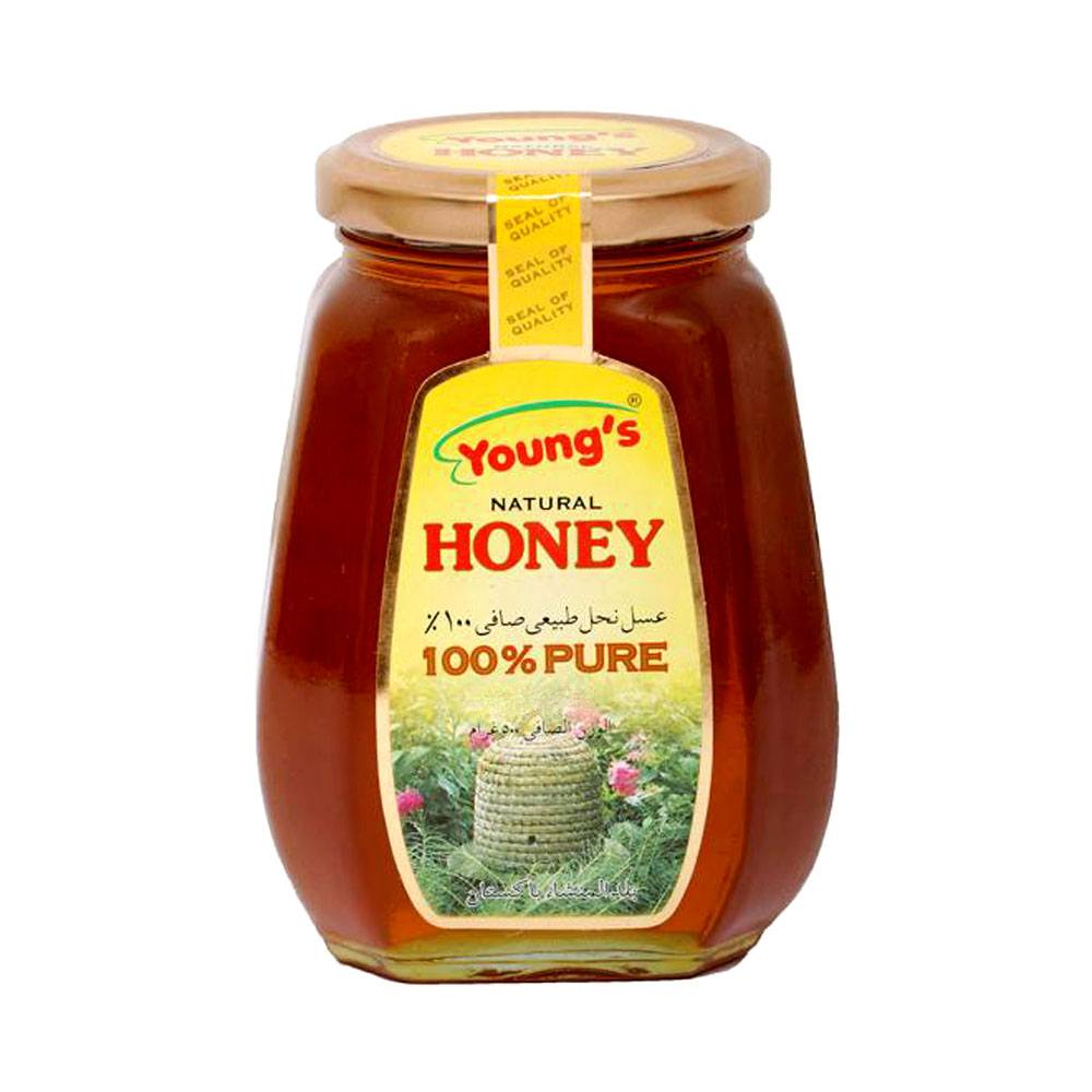 Youngs Honey Natural Glass Jar (125g)