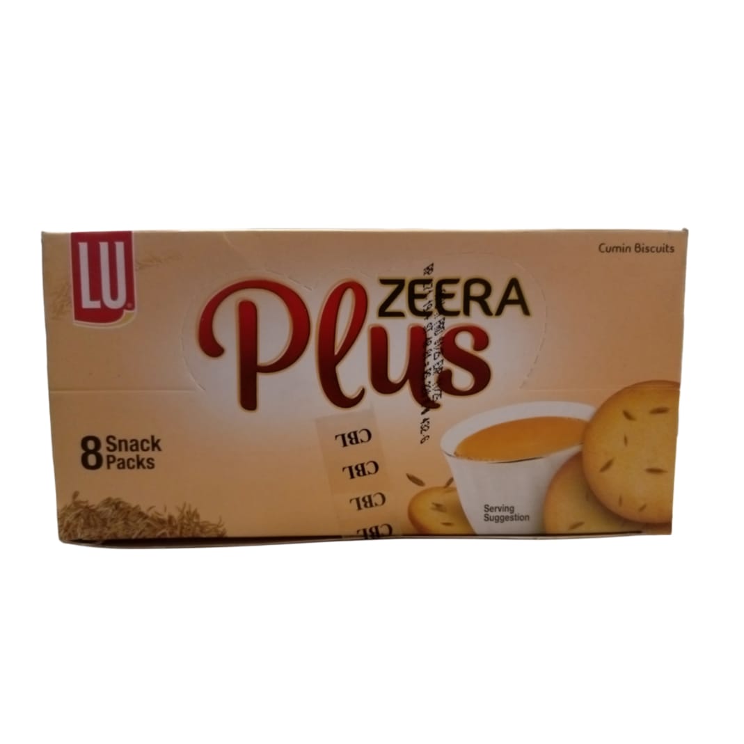LU ZEERA PLUS BISCUIT 8 PCS SNACK PACK